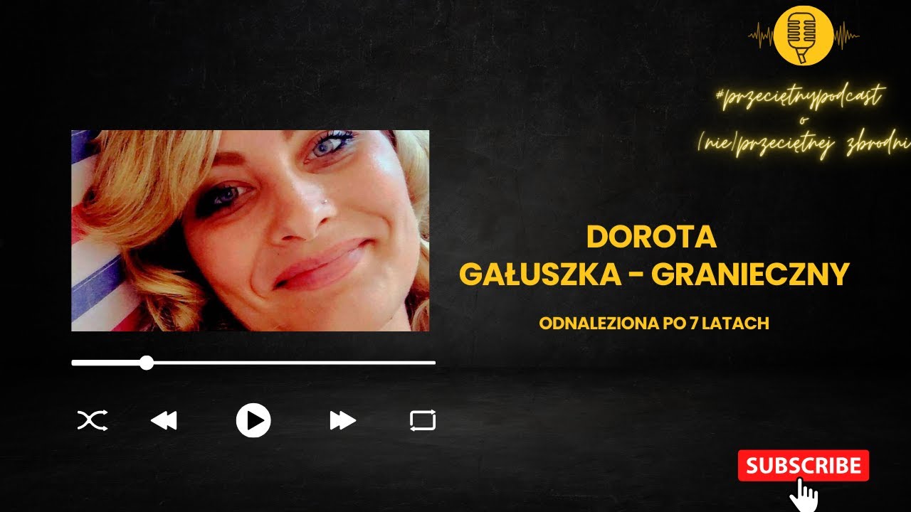 Dorota Gałuszka-Granieczny odnaleziona po 7 latach - historia zaginięcia / [Podcast kryminalny]