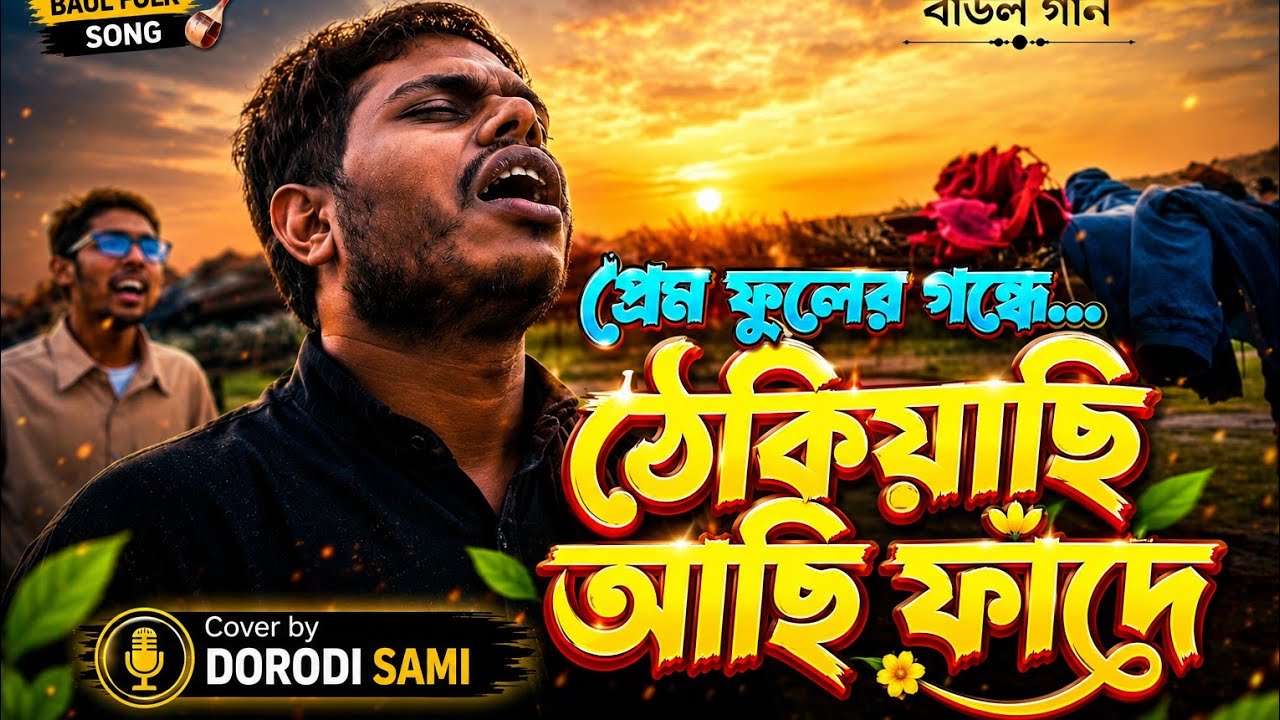 প্রেম ও ফুলের গন্ধে ঠেকিয়াছি ফানদে || Premo Fuler Gondhe || @Dorodi Sami
