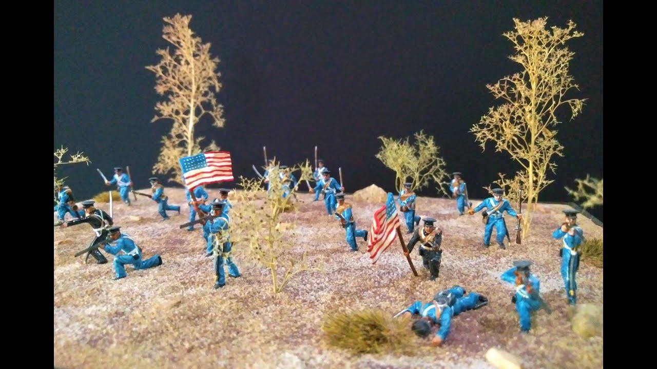 How to paint the American Infantry 1/72 scale from IMEX during the Mexican War of 1846 - 1848