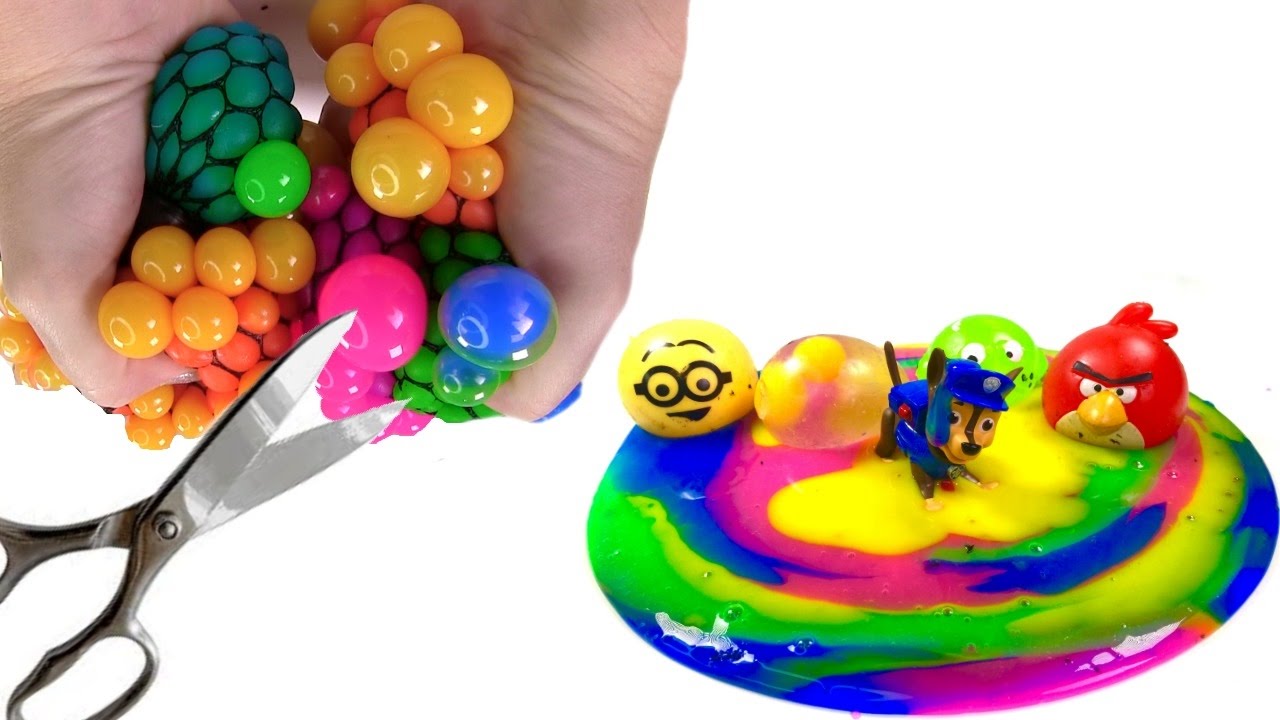 What's Inside Stress Balls Full of Slime