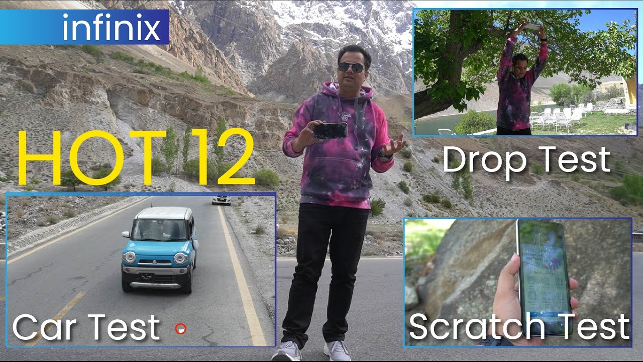 Infinix Hot 12 Car Test, Drop Test and Screen Scratch Test | Extreme Durability Test
