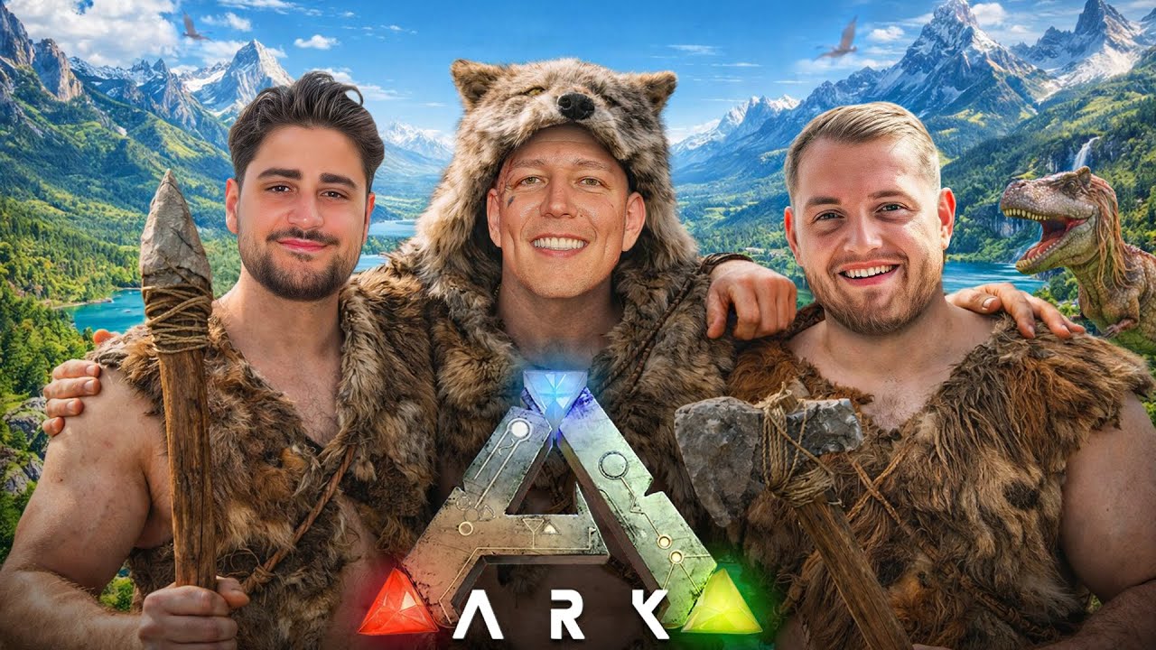🤩🔥FETTES ARK Projekt mit Monte, Eli, Willy, Zarbex & GTime! - ARK Survival Ascended