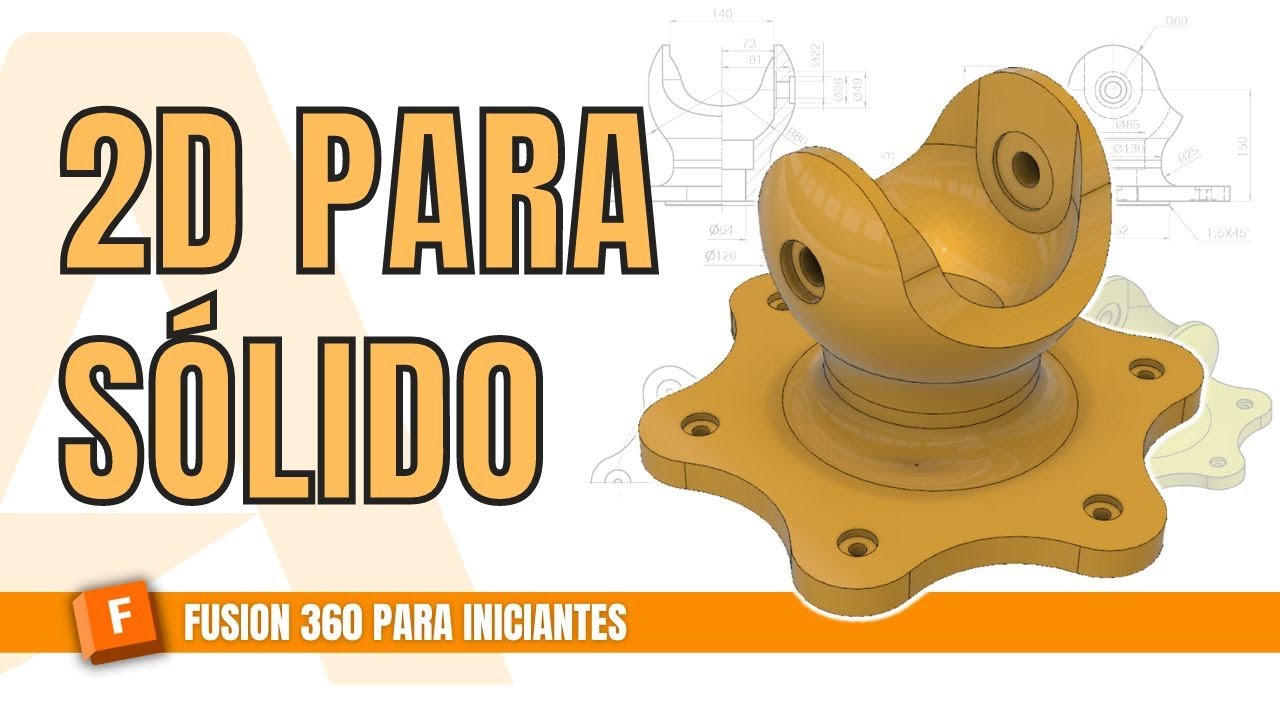 Fusion 360 Tutorial - #066 - Modelagem 3D para Iniciantes