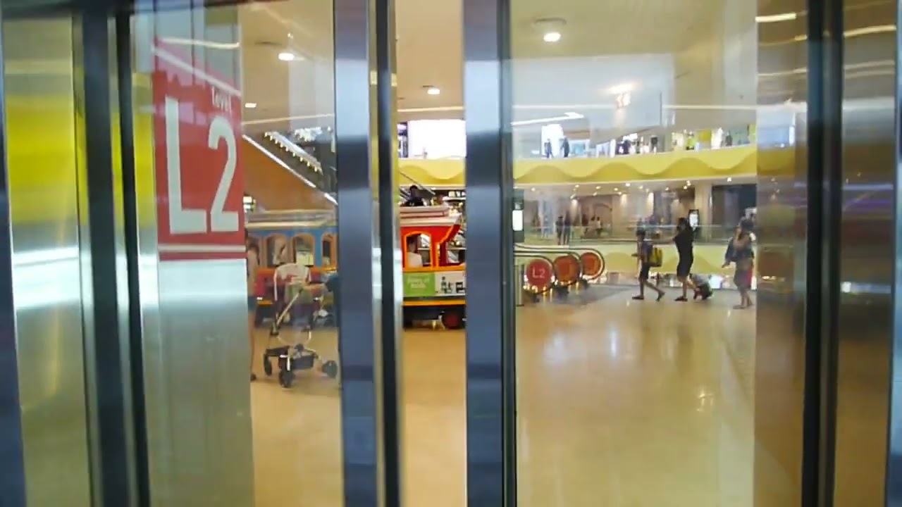 Thyssenkrupp Glass lift at Sunway Velocity mall (Cheras) Main Atrium (read discerption