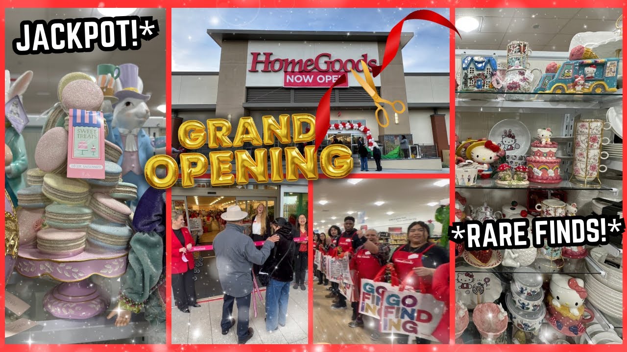 🎉 HomeGoods GRAND OPENING! *RARE FINDS*  and Must-Have Deals! 🛍️ 