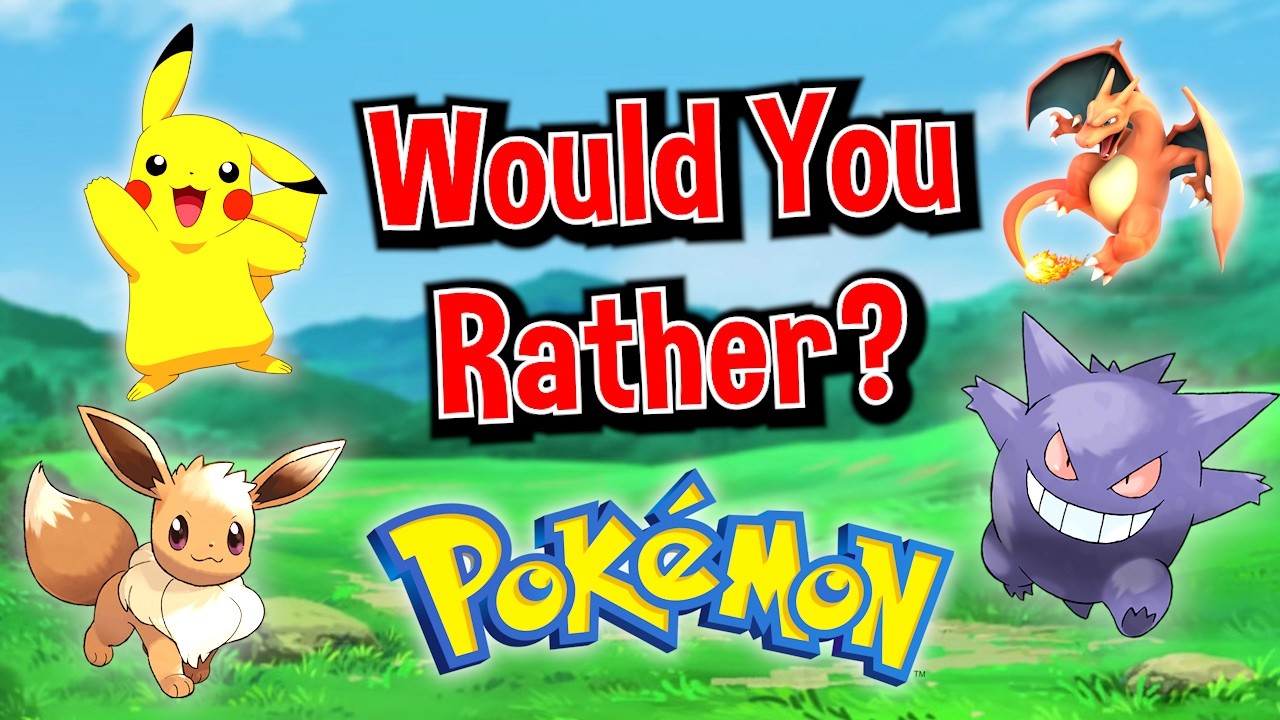 Would You Rather? Workout! (Pokémon Edition) At Home Family Fun Fitness Activity - Brain Break