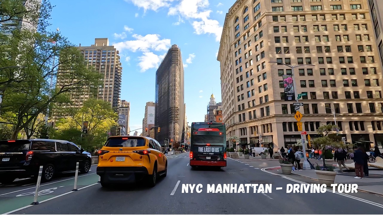 Full NYC 4K Driving Tour: LGA Airport to Manhattan & Back to Queens