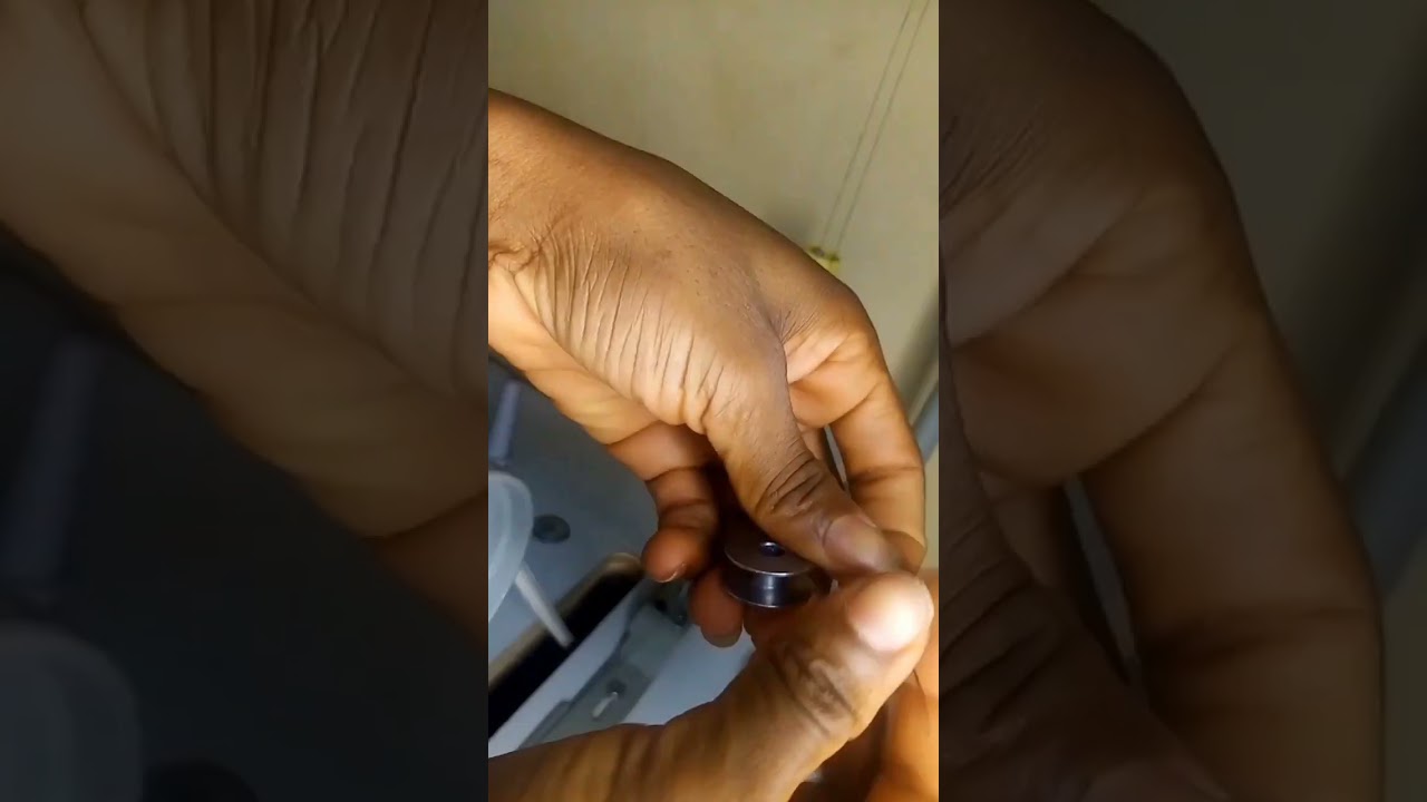 How to reel thread on your industrial sewing machine using bobbin roller