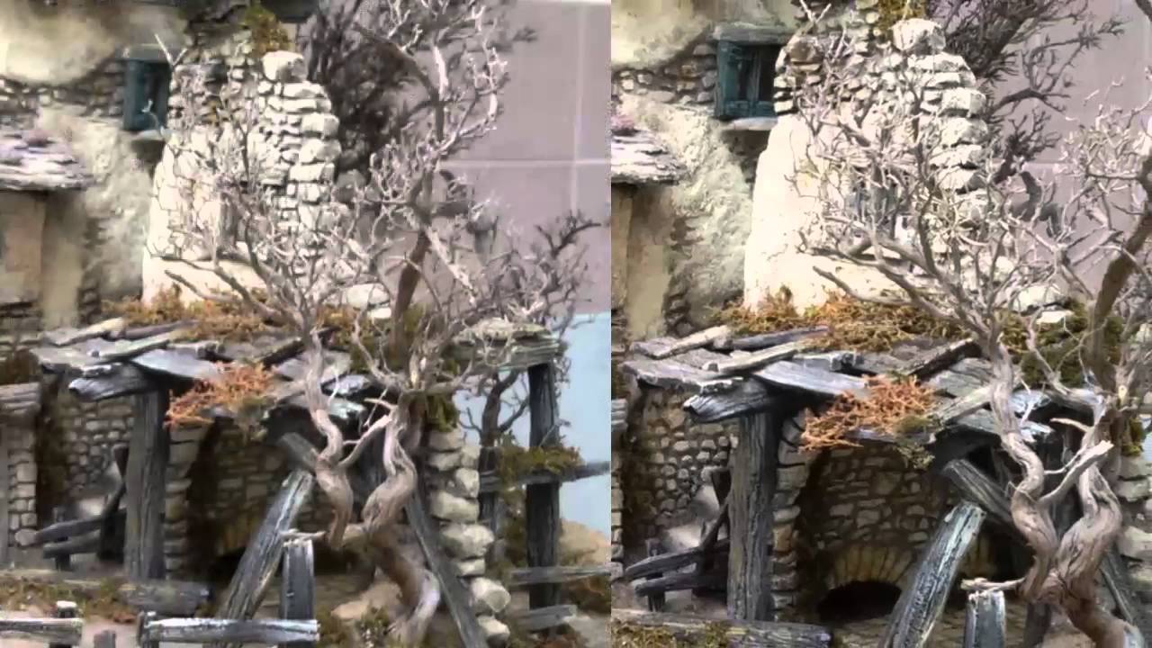 PRESEPE BORGO RUDERE DIROCCATO GIANFRANCO CUPELLI ARTEPRESEPI