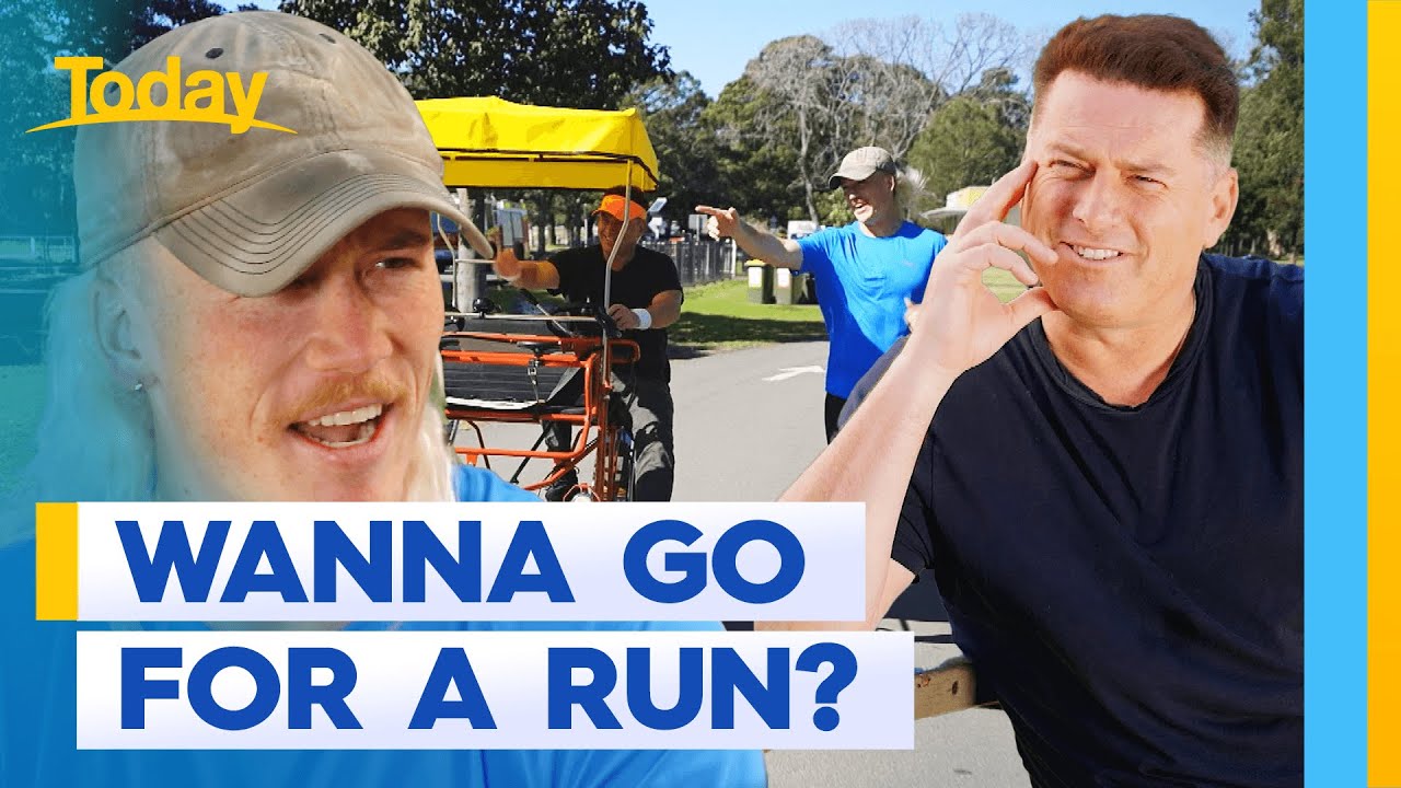 Karl catches up with marathon legend Nedd Brockmann | Today Show Australia