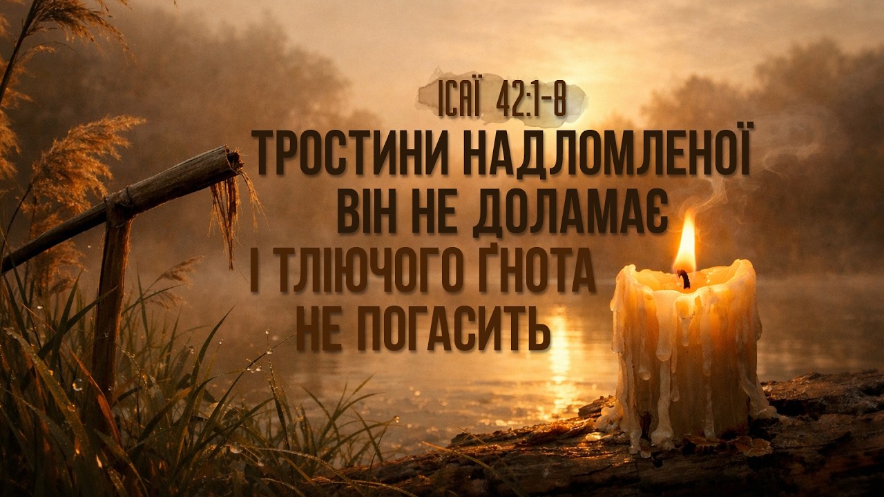 ТРОСТИНИ НАДЛОМЛЕНОЇ ВІН НЕ ДОЛАМАЄ І ТЛІЮЧОГО ҐНОТА НЕ ПОГАСИТЬ | Недільне служіння 01.03.2026