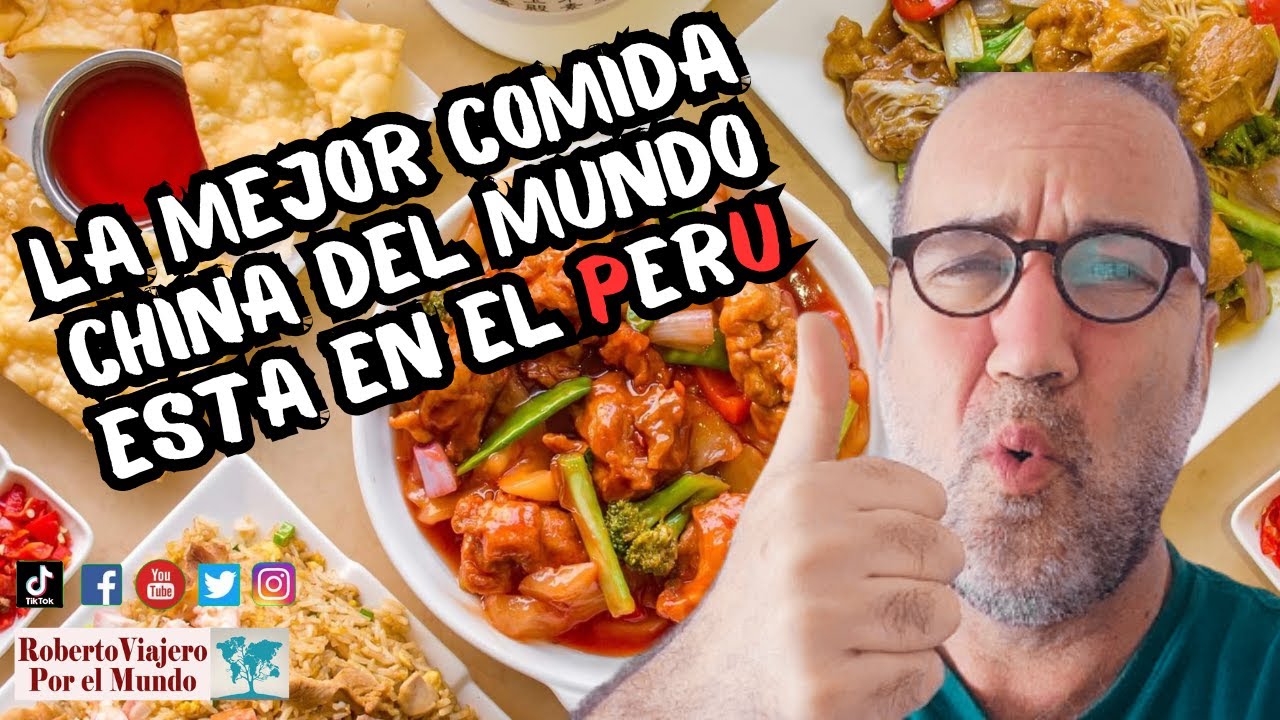 La mejor comida china del mundo esta en el Peru.