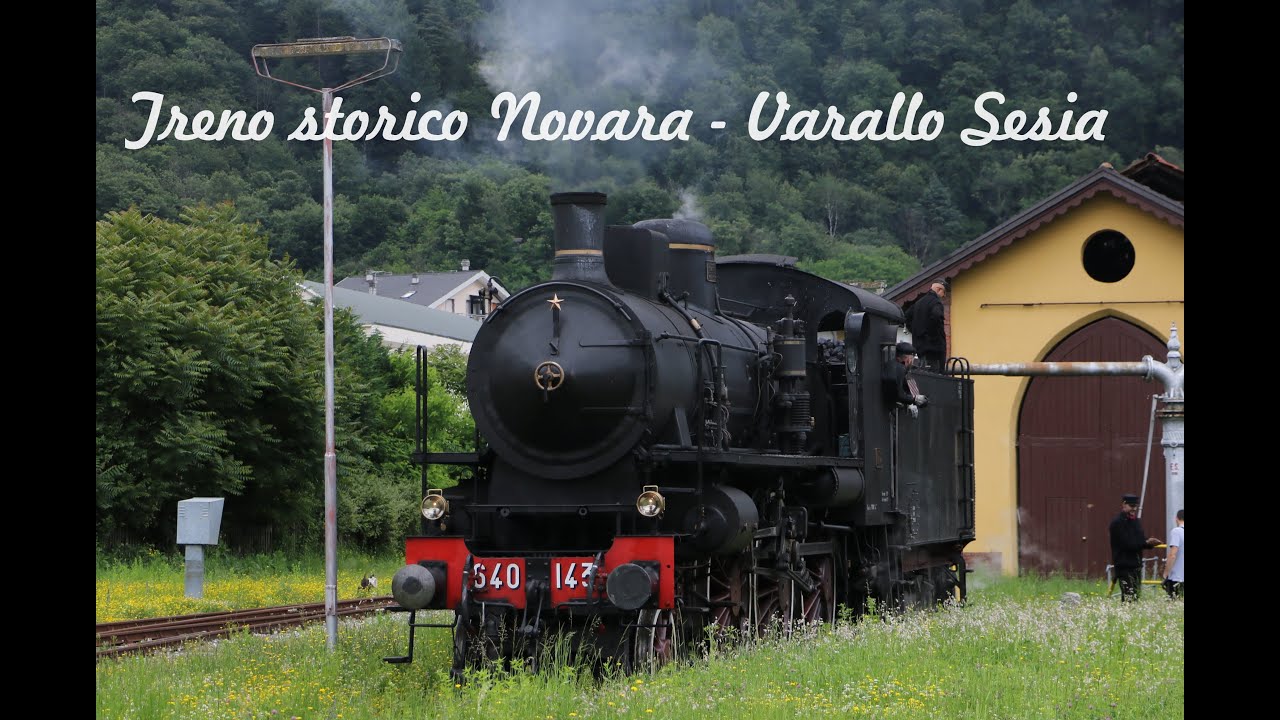 Viaggio in treno storico da Novara a Varallo sesia. Speciale 300 iscritti.