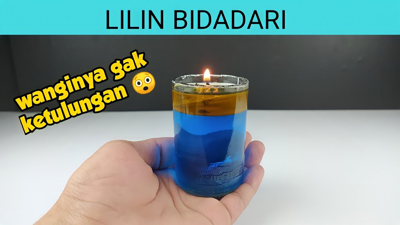 wanginya TAHAN LAMA || lilin AROMATERAPI dari bahan SEDERHANA
