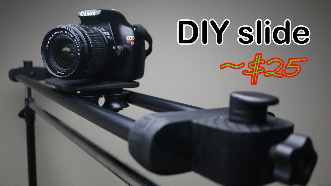 DIY Camera Slider from a Clothes Rail!