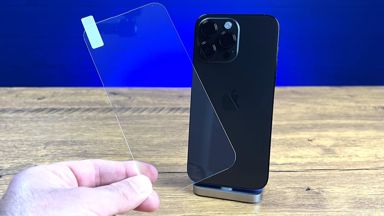 iPhone 14 Pro Max: как установить защитное стекло на экран