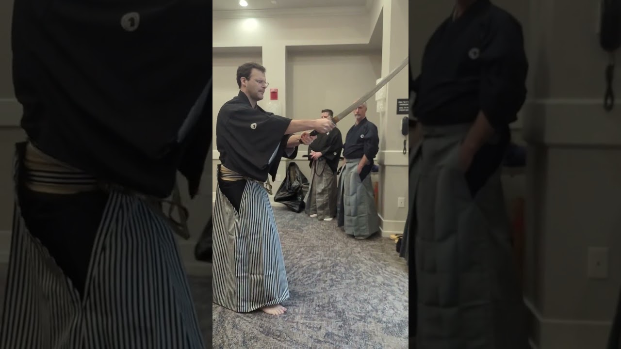 Toyama-ryu demonstration at the Orlando Sword Show