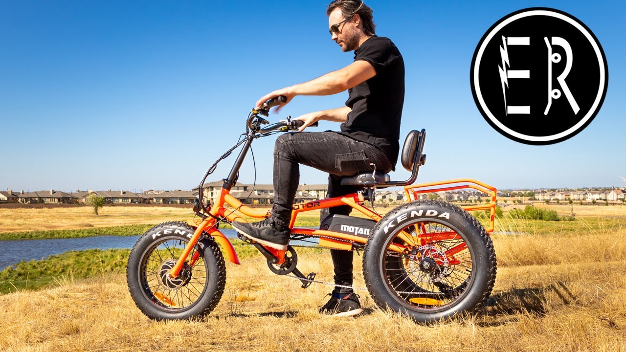 COMFY CRUISER E-TRIKE with TONS OF TORQUE! AddMotoR MOTAN M-360 electric bike review