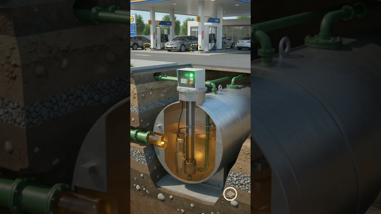⛽ What's Hidden Under a Petrol Pump? | How Does a Petrol Pump Work? 🤯