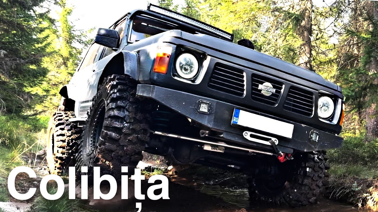 Offroad cu noroi si bolovani spre lacul Colibița.  Patrol y60  | Jeep XJ | Jeep Grand Cherokee WJ