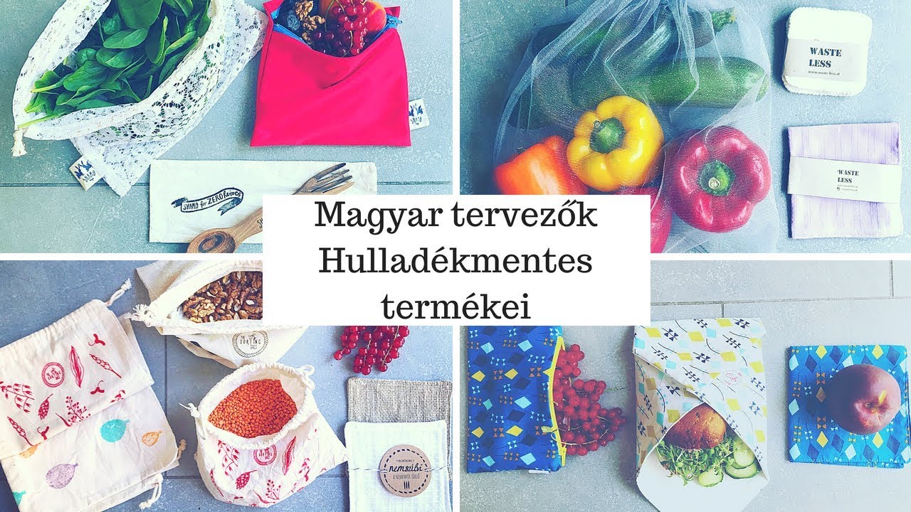 Magyar tervezők hulladékmentes termékei