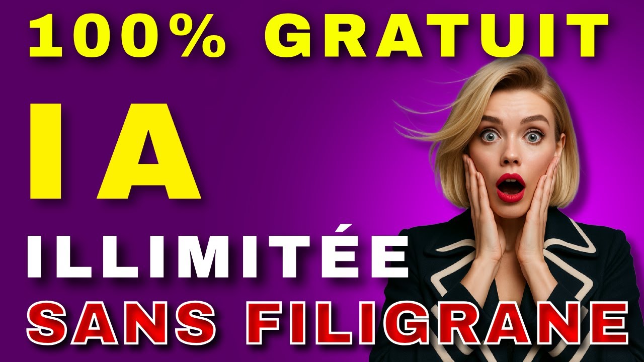 Ces outils IA sont GRATUITS et ILLIMIT&Eacute;S 😳 Sans filigrane !