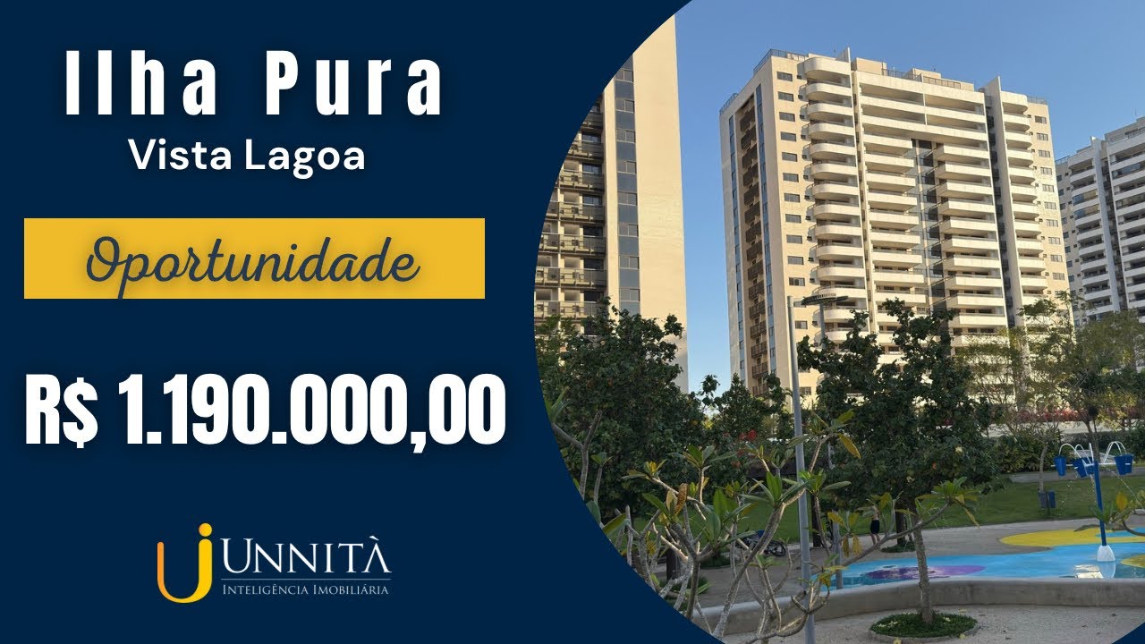 APARTAMENTO 118 M² NO ILHA PURA À VENDA!! | UNNITÀ INTELIGÊNCIA IMOBILIÁRIA RJ