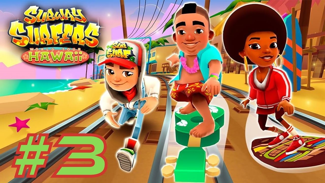 Subway Surfers: Hawaii - Samsung Galaxy S7 Edge Gameplay #3