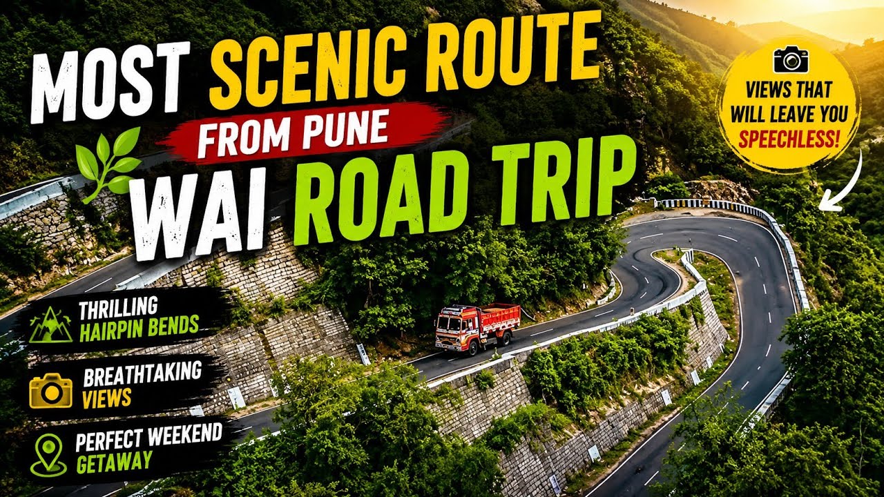 Pune to wai roadtrip | Places to visit in wai| Mahaganpati temple Wai | Things to do in Wai| Wai