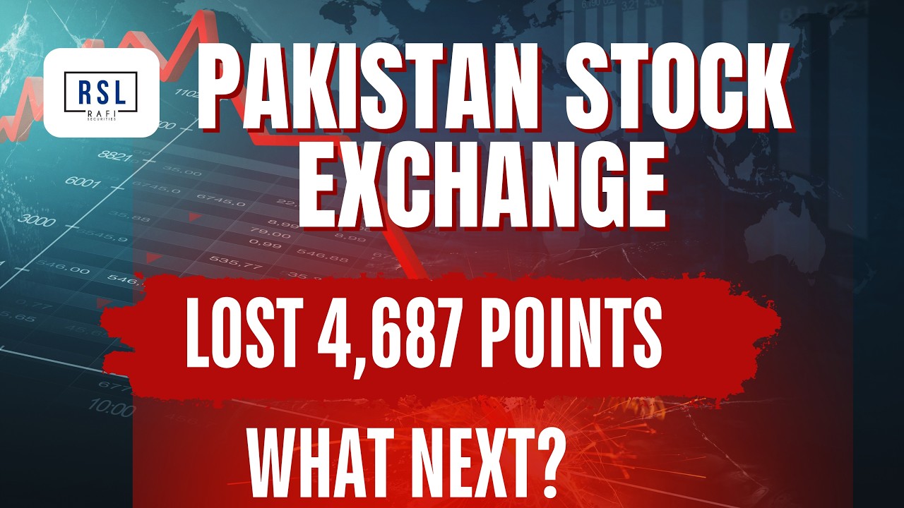 Pakistan Stock Market | KSE-100 Down 4,687 Points | What Next Strategy