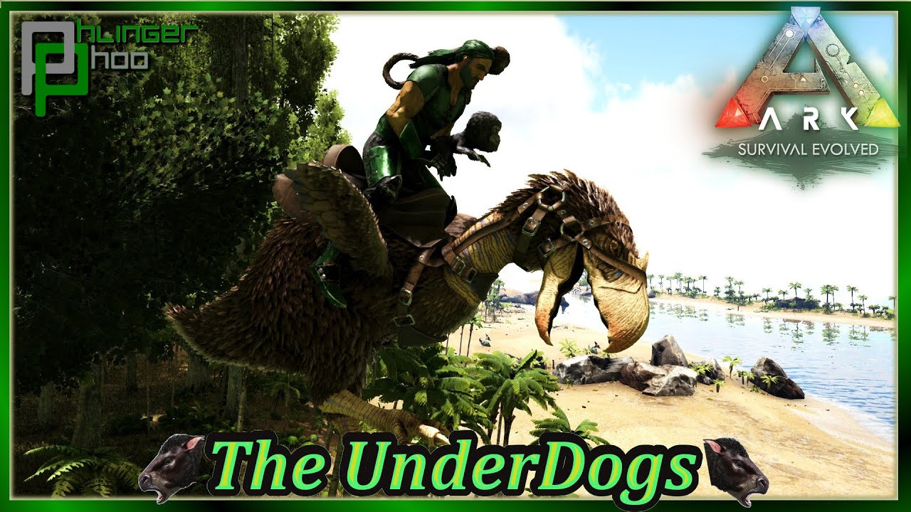 Testing How Good a Terror Bird is as a Primary Mount in Ark's The Underdogs 75