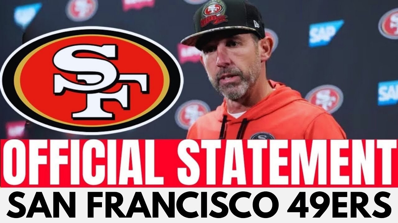 DRAMA!  SAN FRANCISCO 49ERS OFFICIAL ANNOUNCEMENT!