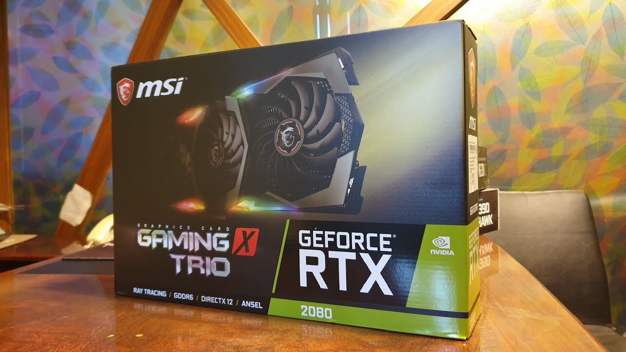 MSI RTX 2080 Gaming X Trio Unboxing and First Look