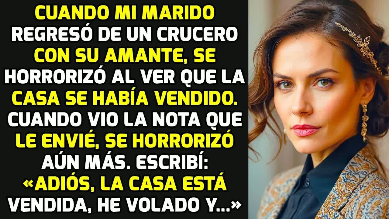 Cuando Mi Marido Volvió De Un Crucero Con Su Amante, Vendí La Casa Y Luego... HISTORIAS LA VIDA