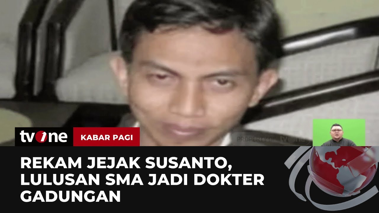 Jejak Hitam Susanto Si Dokter Gadungan | Kabar Pagi tvOne