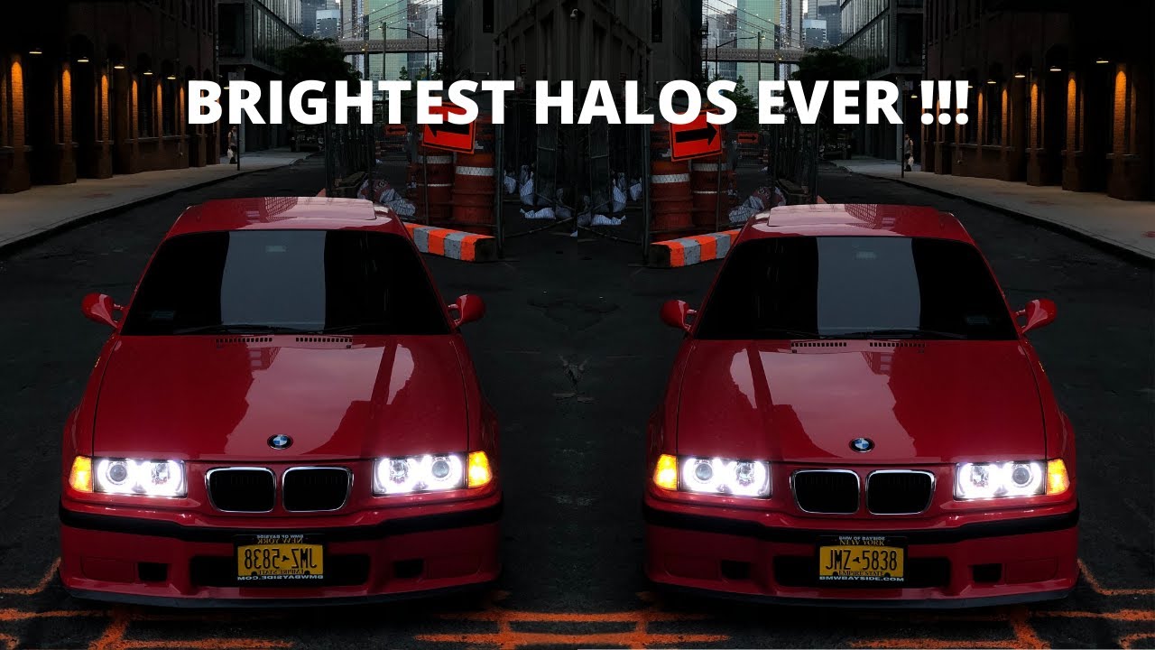 Installing BMW E36 DEPO headlights with HALOS!!! Easy DIY