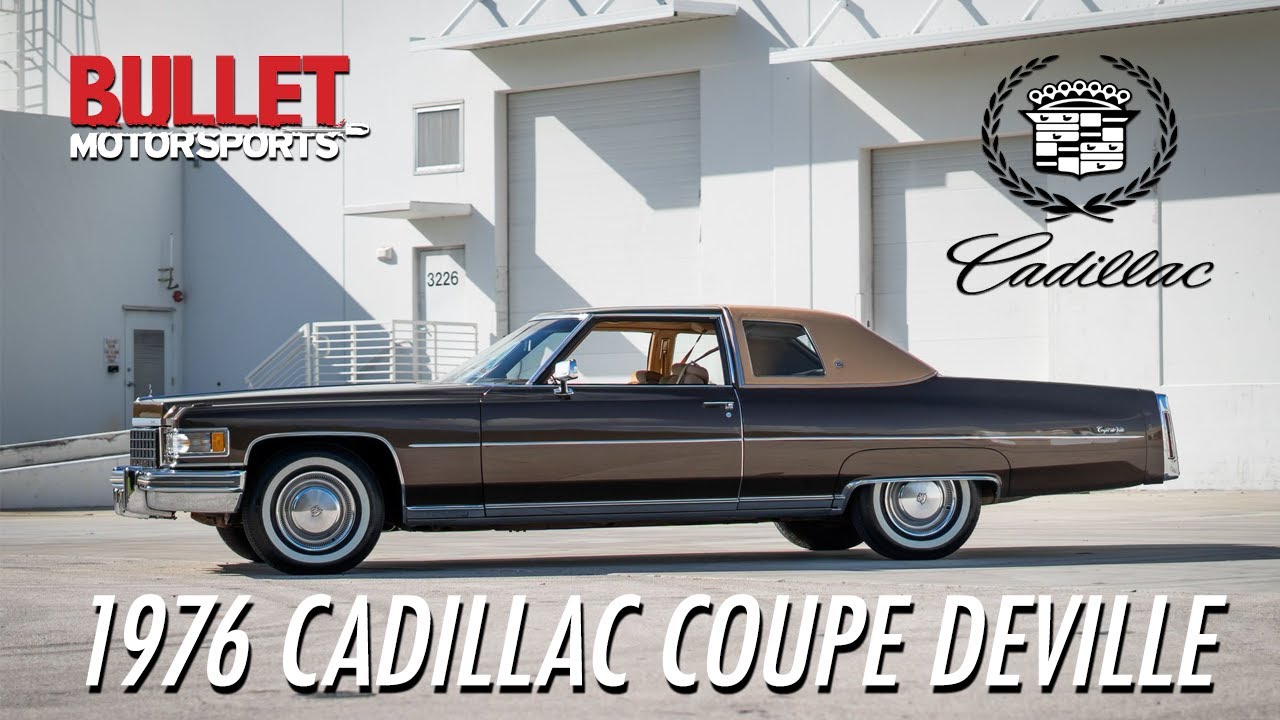 Cadillac Coupe DeVille 1976 года | [4K] | ЦИКЛ ОБЗОРОВ | «Карамельная любовь»