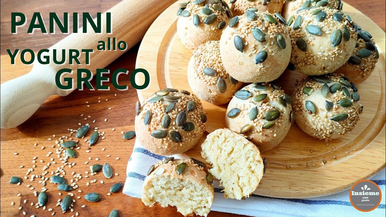 🇮🇹 PANINI ALLO YOGURT GRECO - 🇬🇧 GREEK YOGHURT BUNS
