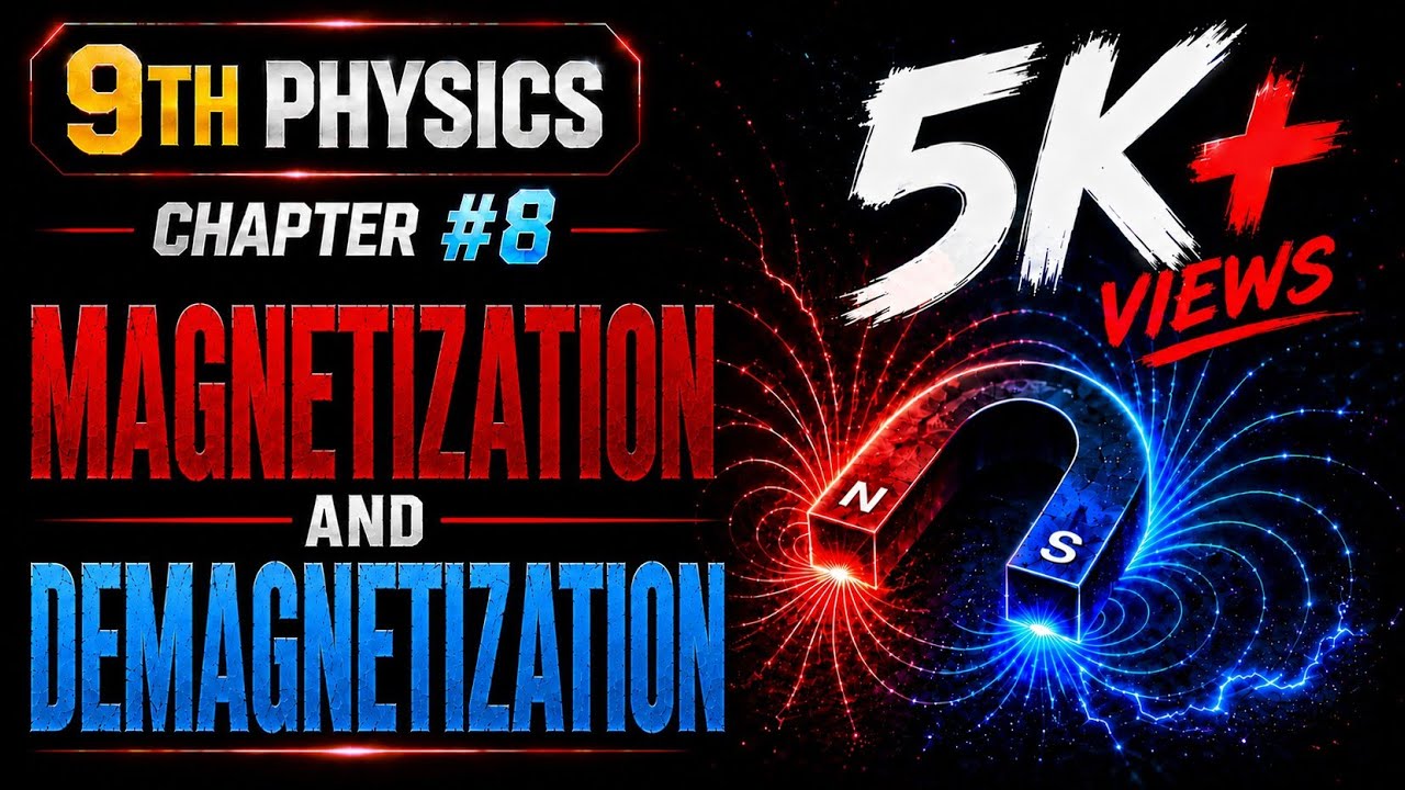 Magnetisation & Demagnetisation | Class 9 Physics | CHP #8 Magnetism|