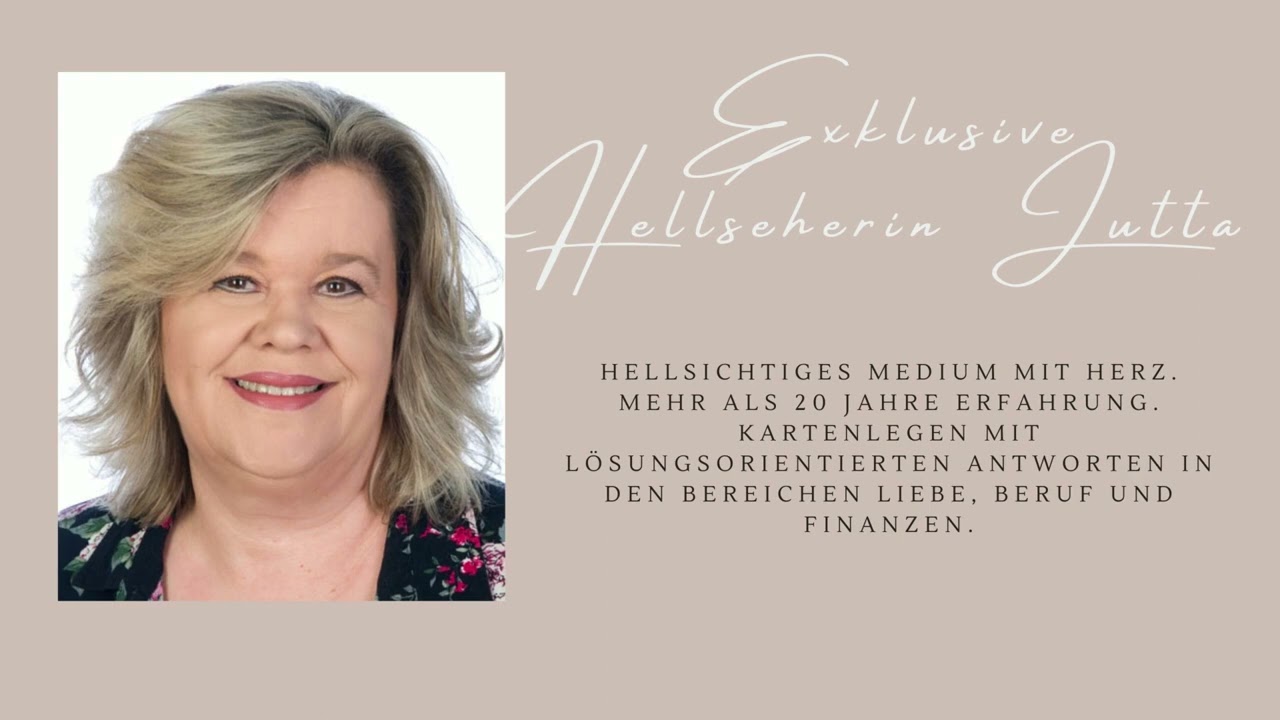 Exklusive Hellseherin Jutta stellt ich vor - Zukunftsblick