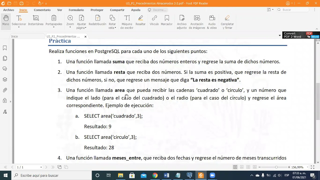 TBD. Procedimientos almacenados (ejercicios)
