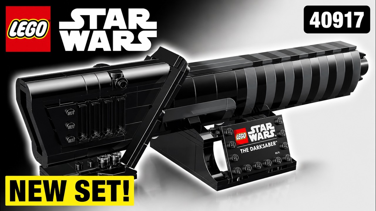 Building the NEW LEGO Star Wars Darksaber Set 40917