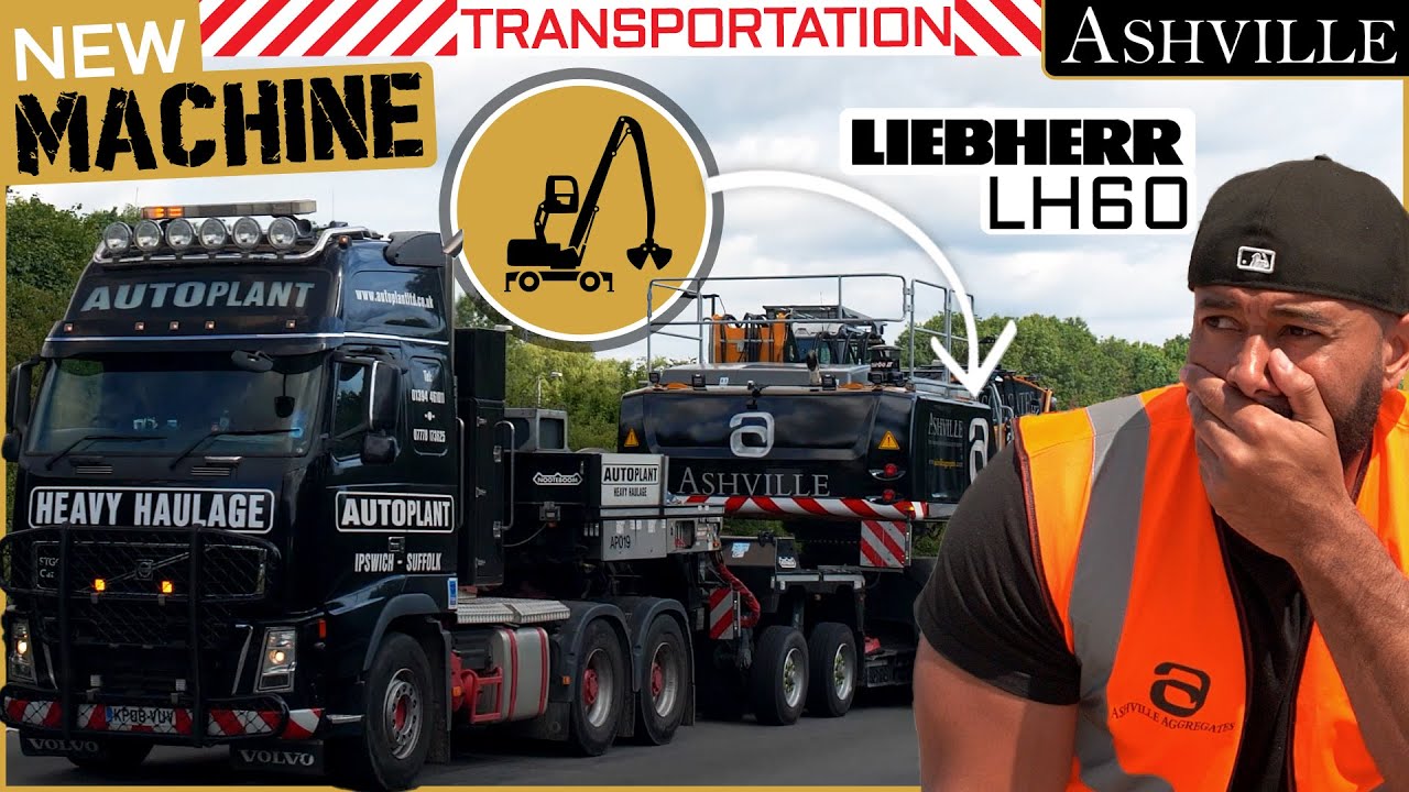Как мы перевезли мою новую машину Liebherr в Лондон и зачем она мне нужна
