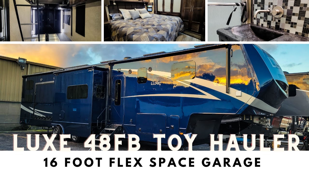 Luxe 48FB Toy Hauler, The Largest Toy Hauler in Our Fleet