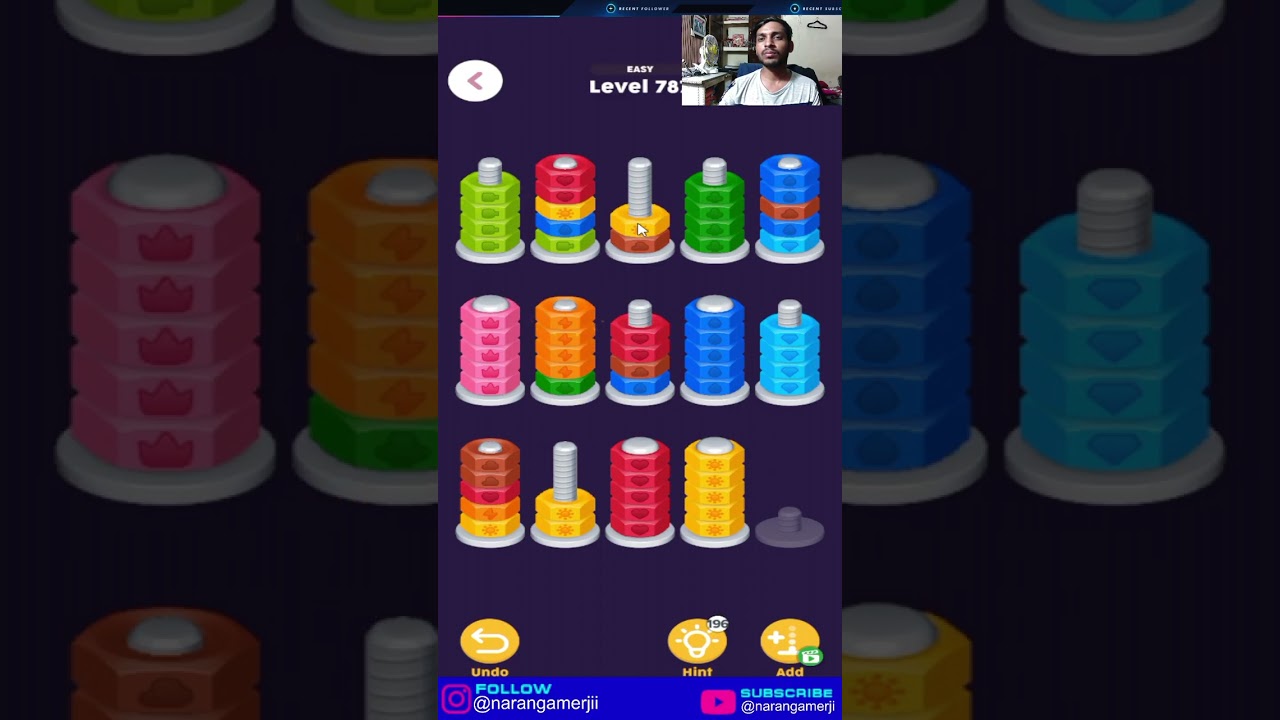 Level 784-789| 😀 Solving The IMPOSSIBLE Nut & Bolt Puzzle!! #gaming