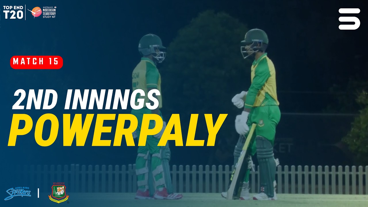 2nd  Innings Powerplay  | Strikers vs Bangladesh | Match 15 | Top End 2026 | ZP1U