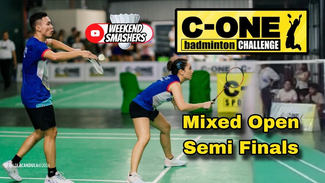 C-One Badminton Challenge v7 | Minuluan/ Carlos-Dalisay vs Lazareto/ Mabale | Mixed Open | S-Finals