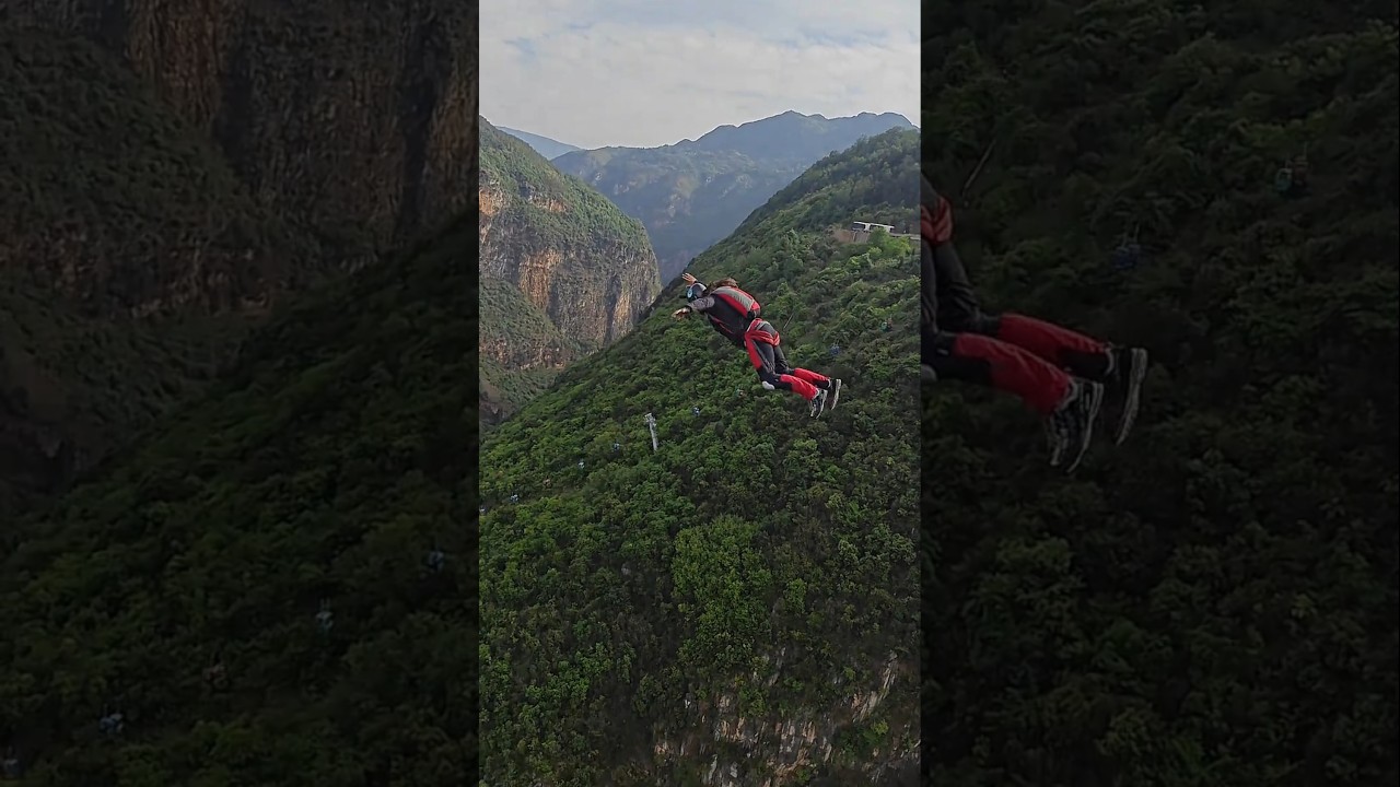 Base jumping parachute. #parachute #basejump #parachutejump