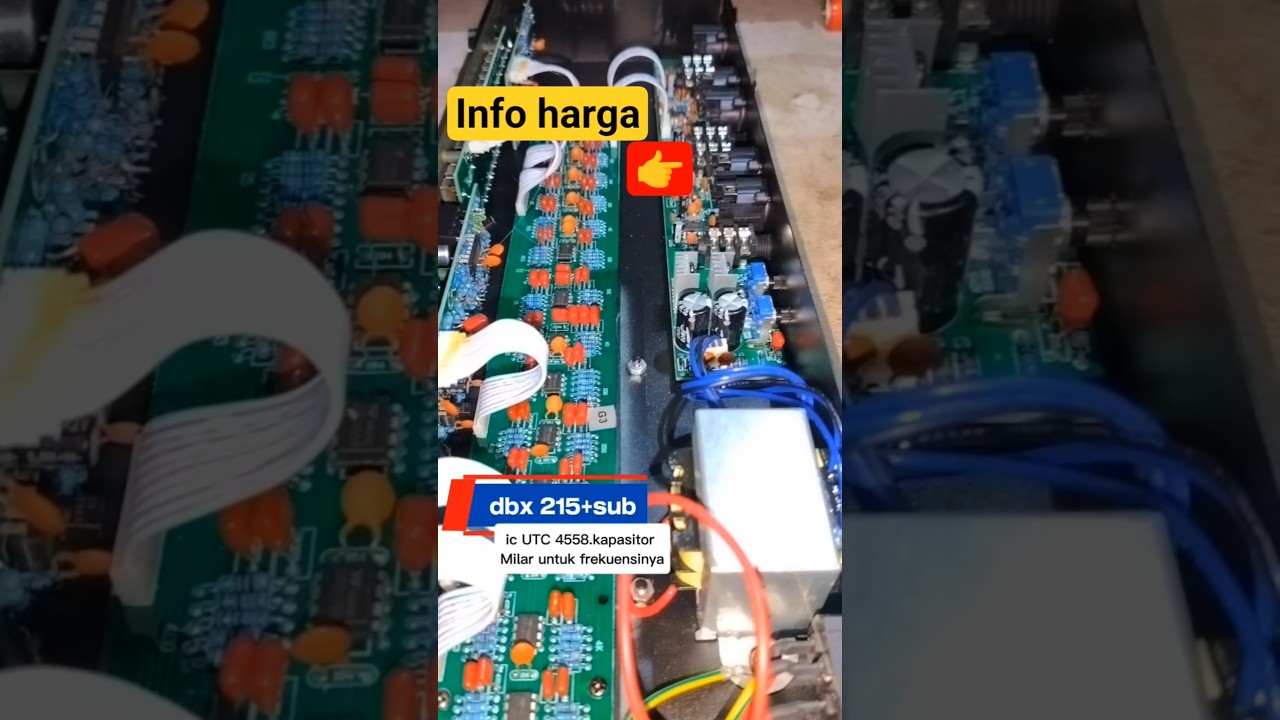 Эквалайзер dbx 215+sub #звук #аудио #сделайсам