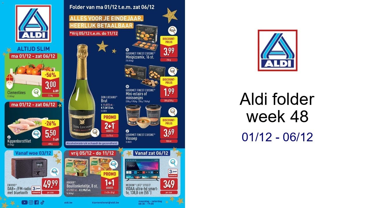 Aldi folder week 48 01/12 - 06/12